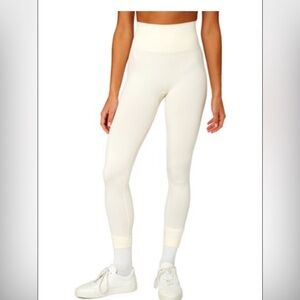 WeWoreWhat Cream Leggings